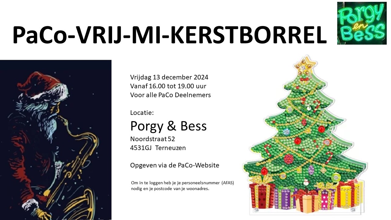 Kerstborrel Porgy&Bess